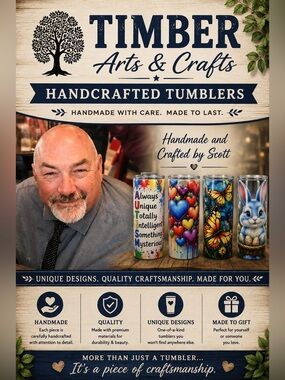 Timber Arts and Crafts Handcrafted Tumblers